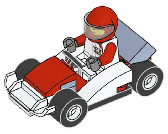 LEGO 952005-1 Dirk Drifter's First Racing Car