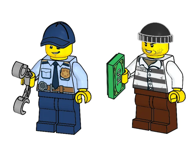 LEGO 952016-1 Policeman and Robber
