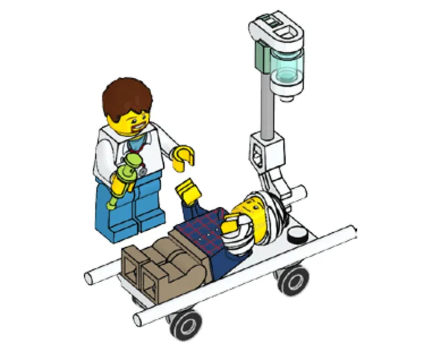 LEGO 952105-1 Doctor and Patient