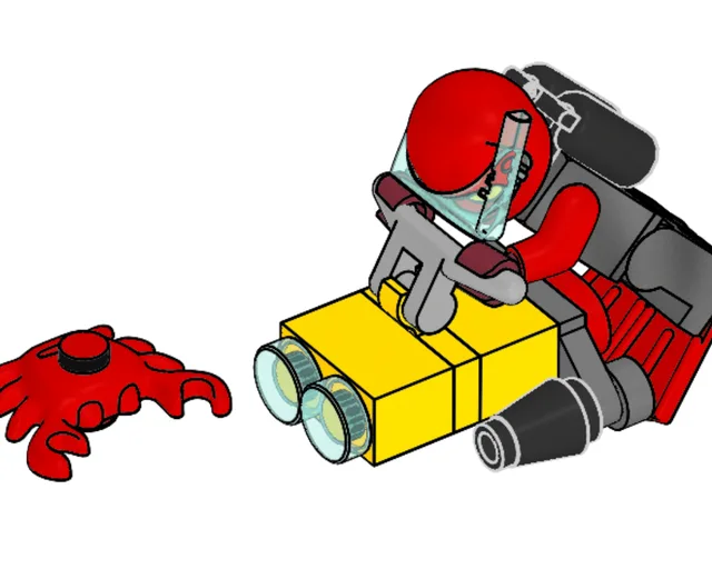 LEGO 952107-1 Diver and Crab
