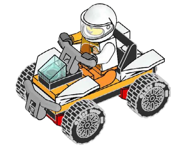 LEGO 952108-1 Stuntman with Quad