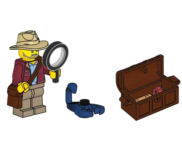 LEGO 952110-1 Larry Jones - The Adventurer