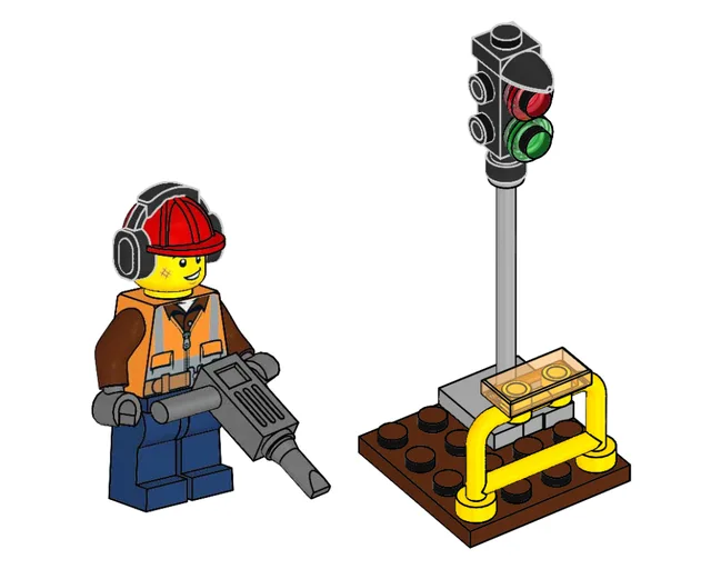 LEGO 952111-1 Builder and Traffic Light