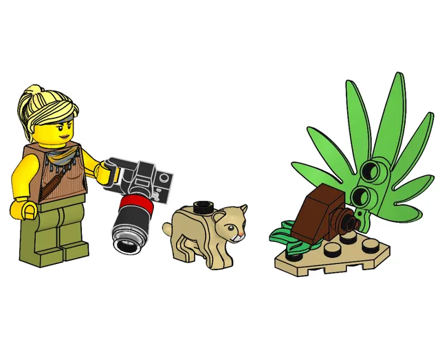 LEGO 952112-1 Jessica Sharpe and Lion Cub