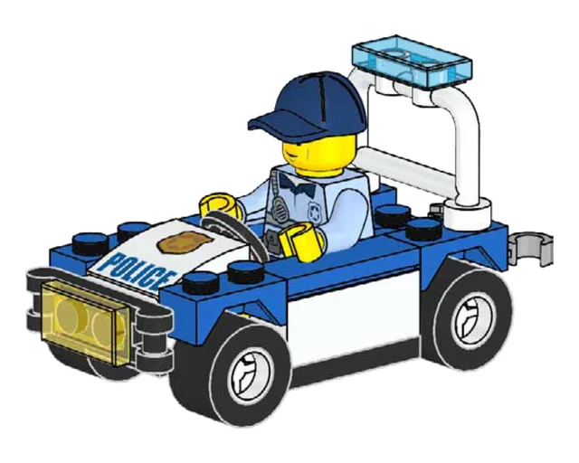 LEGO 952201-1 Justin Justice's Police Car