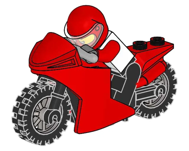 LEGO 952203-1 Sam Speedster's Motorcycle