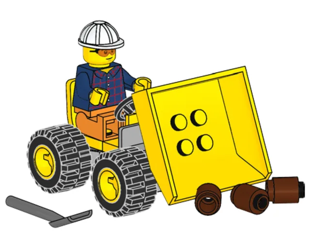 LEGO 952204-1 Phil Corky's Dump Truck