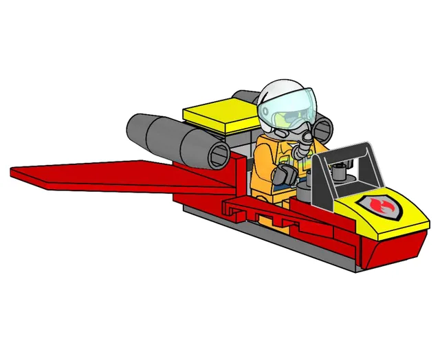 LEGO 952209-1 Allie Aires' Firefighter Jet