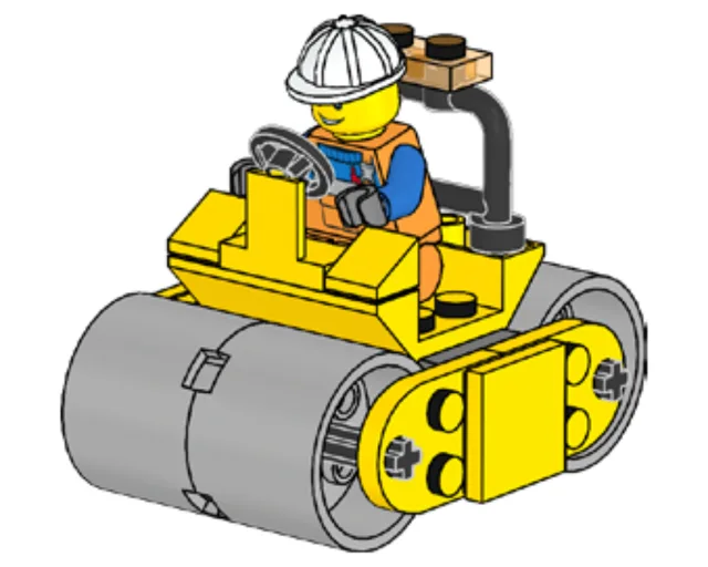 LEGO 952210-1 Robbie Rolla's Steamroller