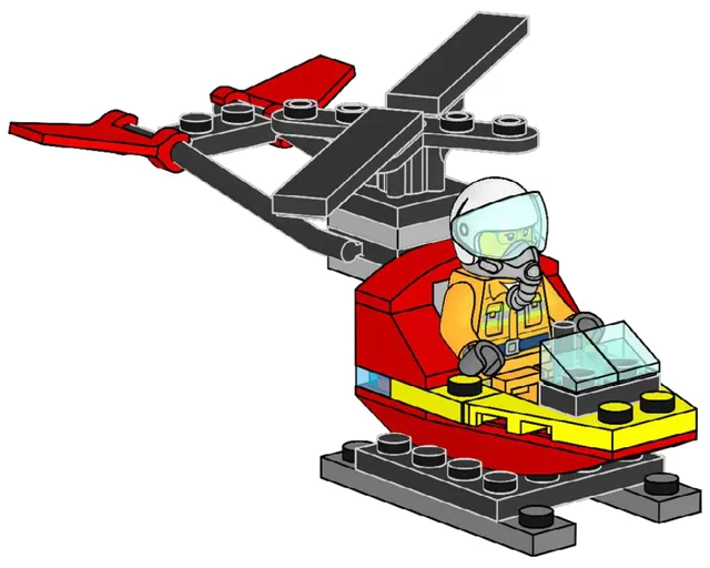 LEGO 952301-1 Fire-Helicopter