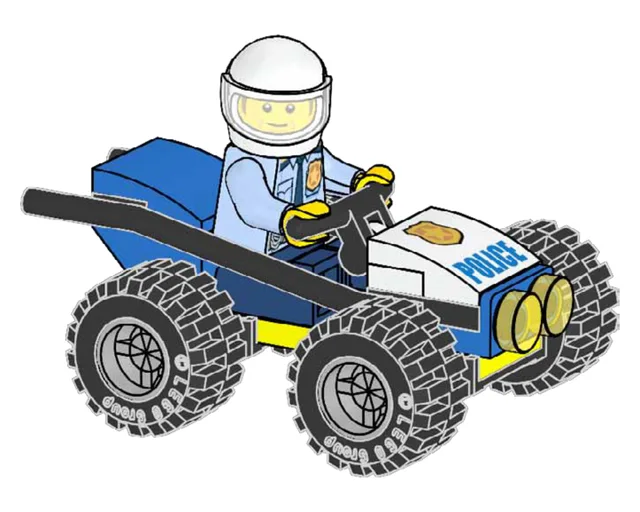 LEGO 952302-1 Police Buggy