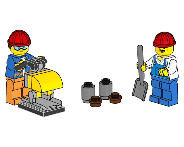 LEGO 952305-1 Building Team with Tools