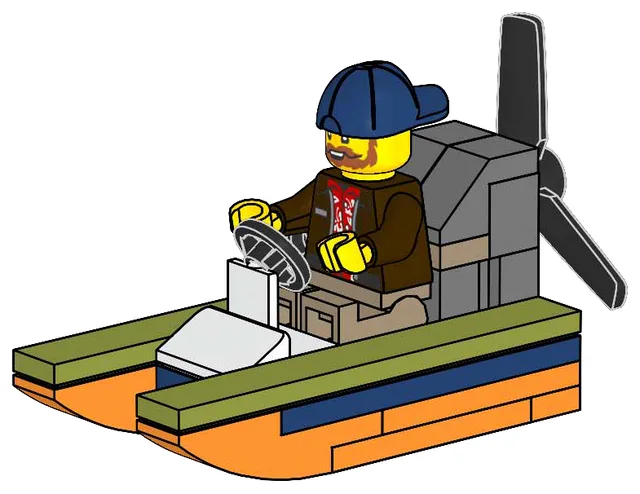 LEGO 952508-1 Explorer & Hovercraft