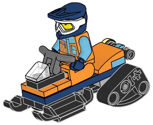 LEGO 952512-1 Snowmobile