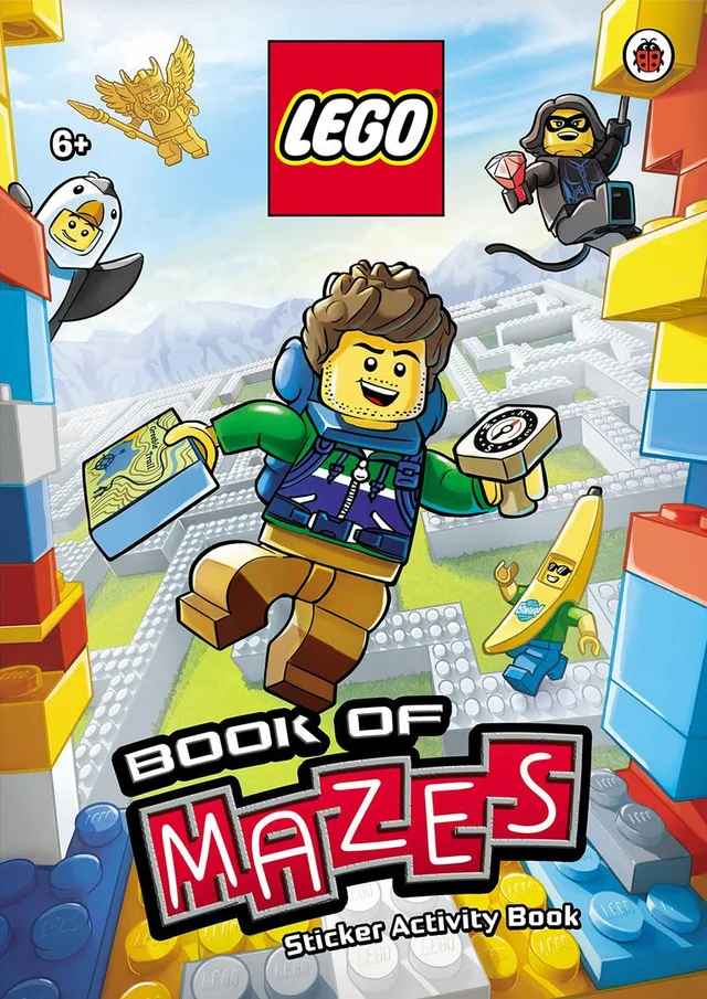 LEGO 9780241295151-1 Book of Mazes: Sticker Activity Book
