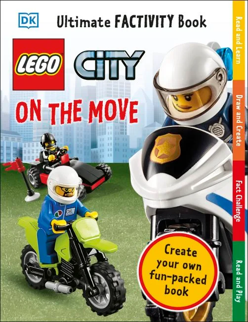 LEGO 9780241483824-1 City: On The Move: Ultimate Factivity Book
