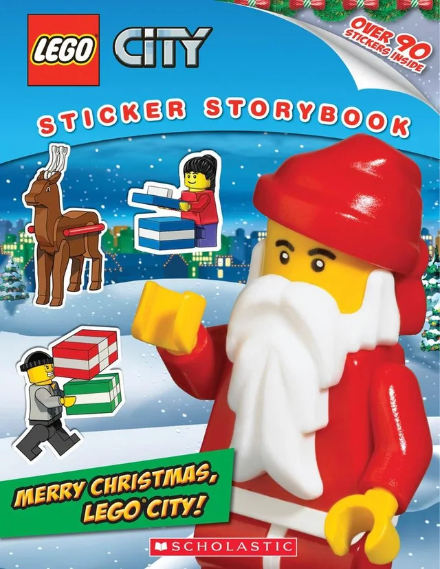 LEGO 9780545423960-1 City: Merry Christmas, LEGO City: Sticker Storybook