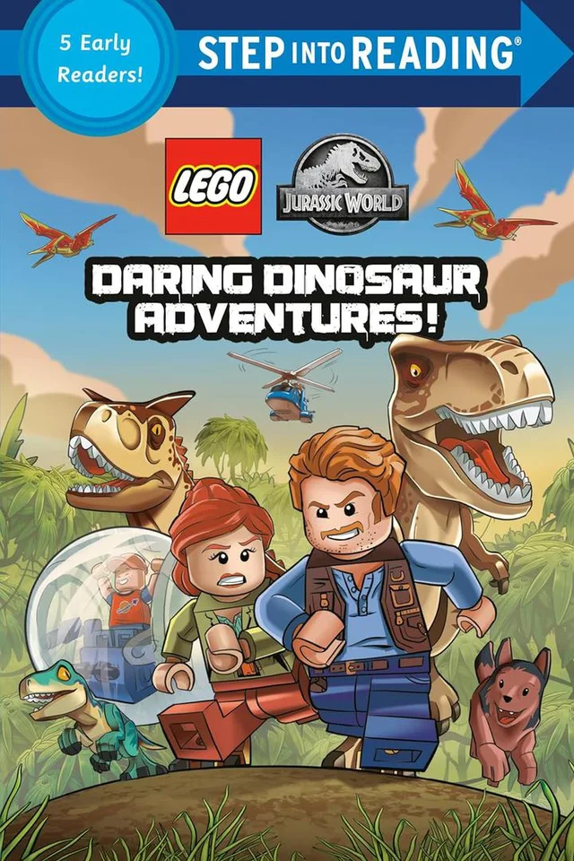 LEGO 9780593381847-1 Jurassic World: Daring Dinosaur Adventure