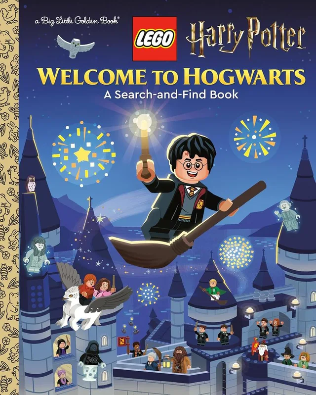 LEGO 9780593704523-1 Harry Potter: Welcome to Hogwarts: A Search-and-Find Book
