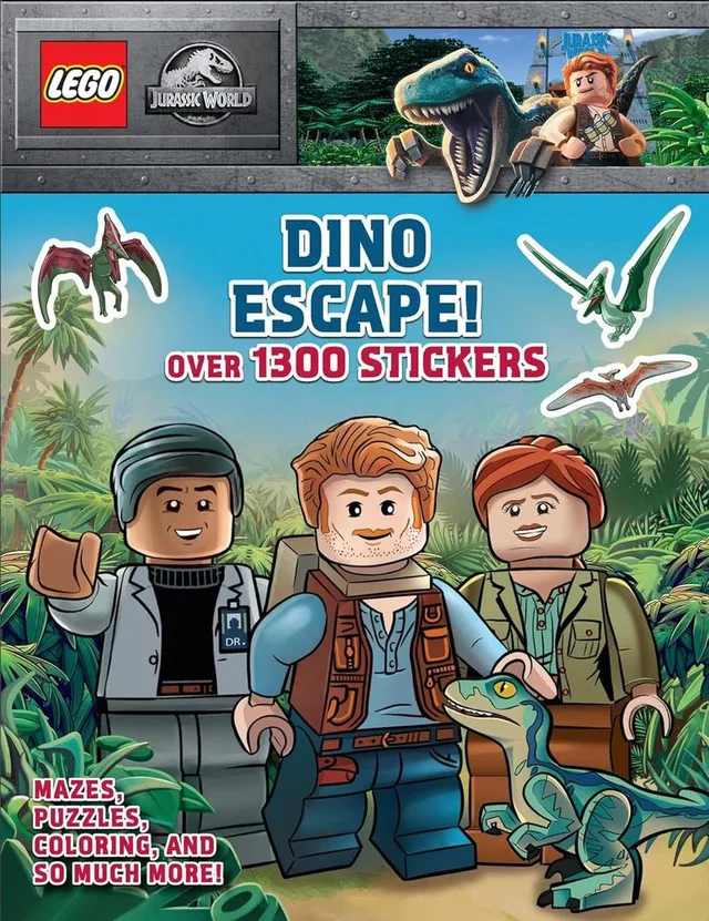 LEGO 9780794448424-1 Jurassic World: Dino Escape: Over 1300 Stickers