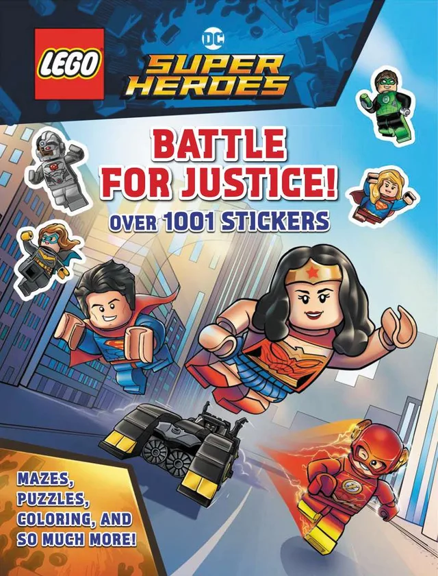 LEGO 9780794448561-1 DC Comics Super Heroes: Battle for Justice: Over 1001 Stickers