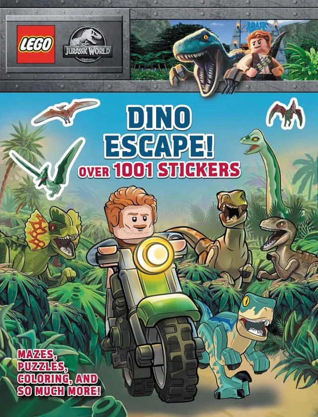 LEGO 9780794448578-1 Jurassic World: Dino Escape: Over 1001 Stickers