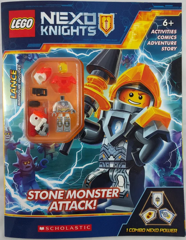 LEGO 9781338055603-1 Nexo Knights: Stone Monster Attack!
