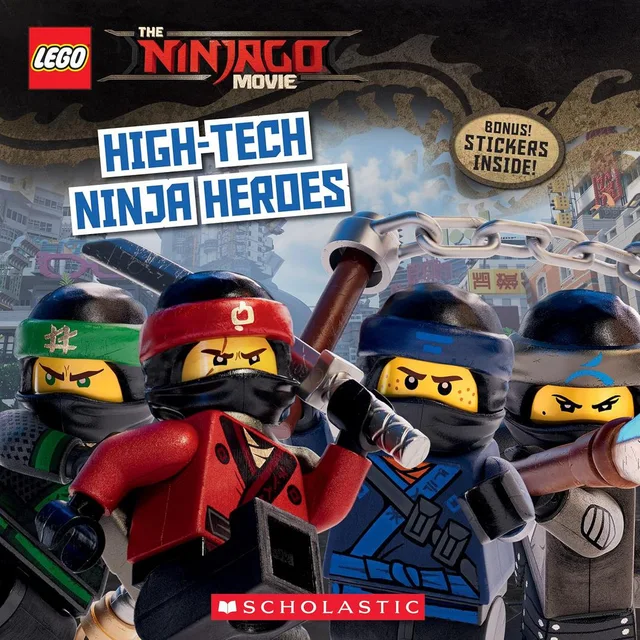 LEGO 9781338139686-1 The LEGO Ninjago Movie: High-Tech Ninja Heroes