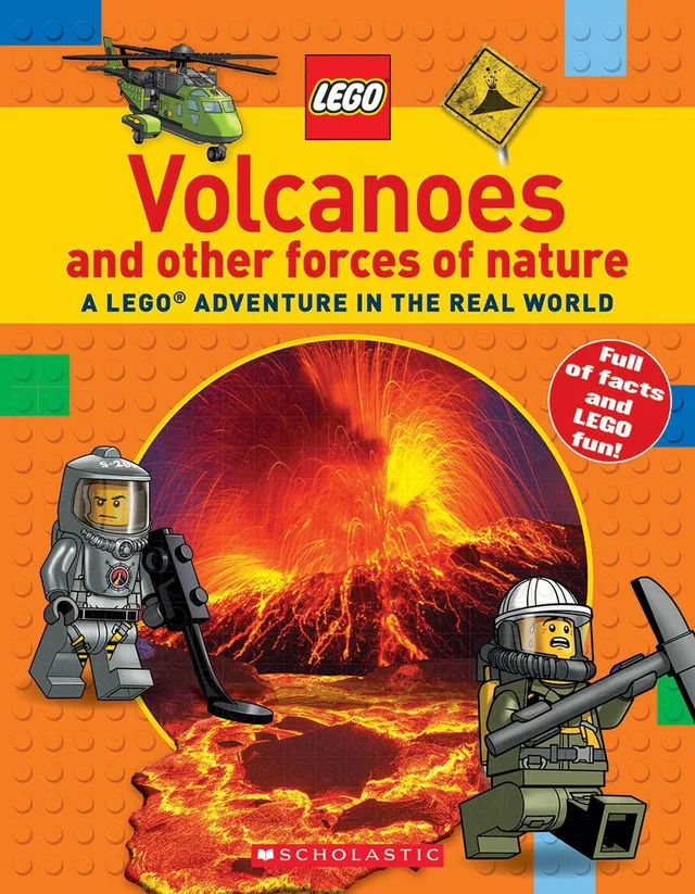 LEGO 9781338149135-1 Volcanoes and Other Forces of Nature: A LEGO Adventure in the Real World