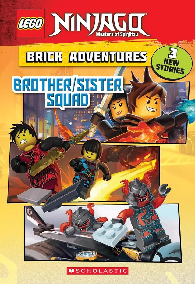 LEGO 9781338173802-1 Ninjago: Brother/Sister Squad