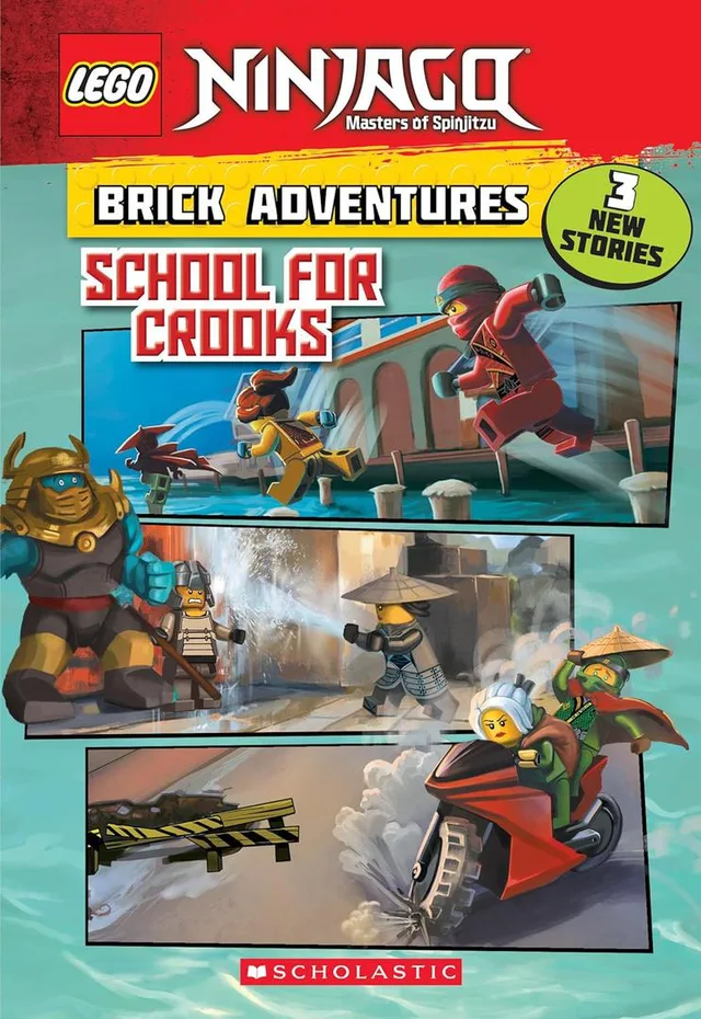 LEGO 9781338262490-1 Ninjago: Brick Adventures: School For Crooks