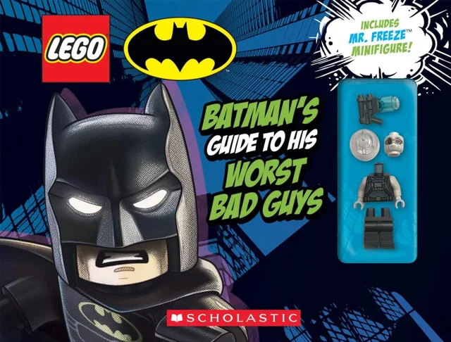 LEGO 9781338641622-1 DC Comics Batman: Batman's Guide to His Worst Bad Guys