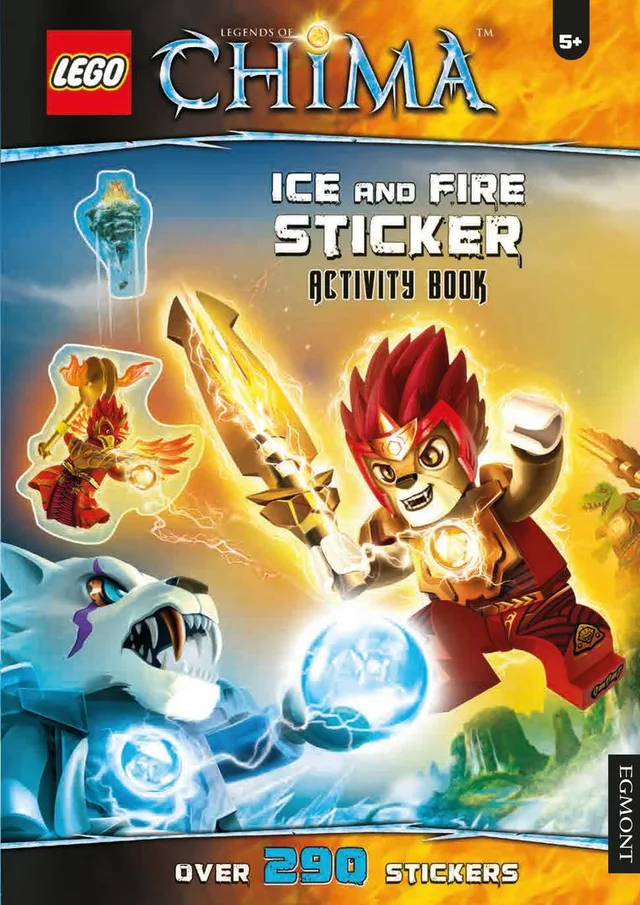 LEGO 9781405278041-1 Legends of Chima: Ice and Fire: Sticker Activity Book