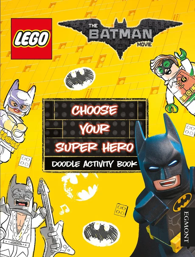 LEGO 9781405286251-1 The LEGO Batman Movie: Choose Your Super Hero: Doodle Activity Book