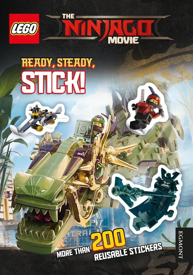 LEGO 9781405287463-1 The LEGO Ninjago Movie: Ready, Steady, Stick