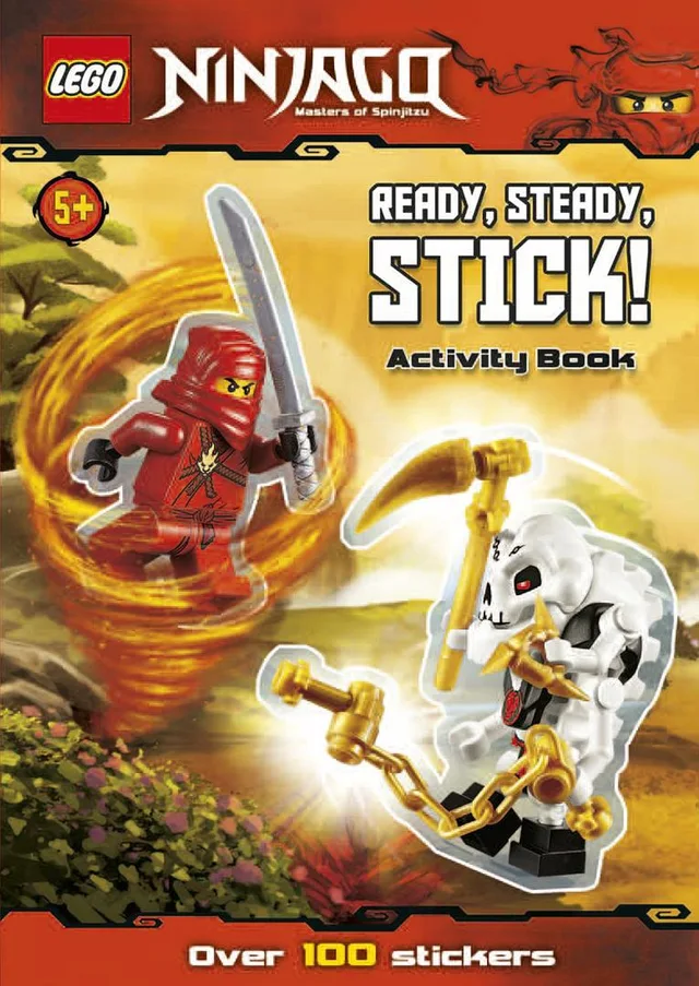 LEGO 9781409312857-1 Ninjago: Ready, Steady, Stick: Activity Book