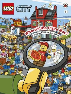 LEGO 9781409314004-1 City: Where's the Pizza Boy? A Search-and-Find Book