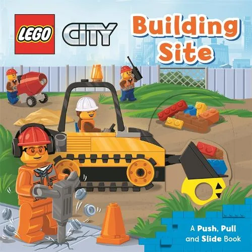 LEGO 9781529048384-1 City: Building Site: A Push, Pull and Slide Book