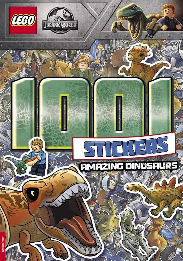LEGO 9781780557588-1 Jurassic World: 1001 Stickers - Amazing Dinosaurs
