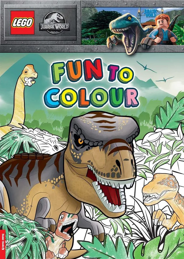LEGO 9781780557724-1 Jurassic World: Fun to Colour