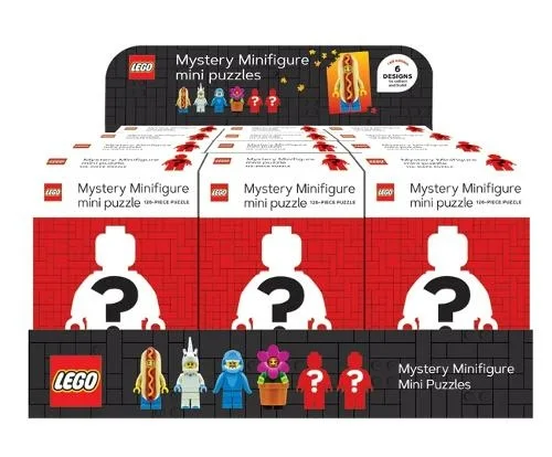 LEGO 9781797215198-1 Mystery Minifigure Mini Puzzle (Red Edition) - 12 Pack
