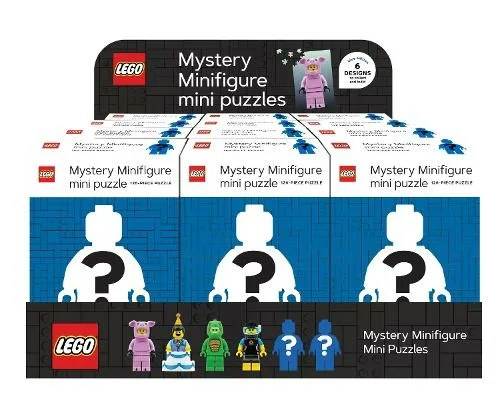 LEGO 9781797218823-1 Mystery Minifigure Mini Puzzle (Blue Edition) - 12 Pack