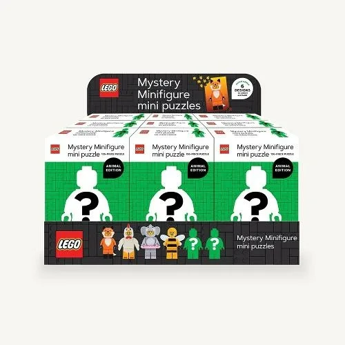 LEGO 9781797225760-1 Mystery Minifigure Mini Puzzle (Animal Edition) - 12 Pack