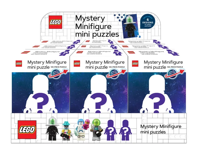 LEGO 9781797231549-1 Mystery Minifigure Mini Puzzle (Space Edition) - 12 Pack