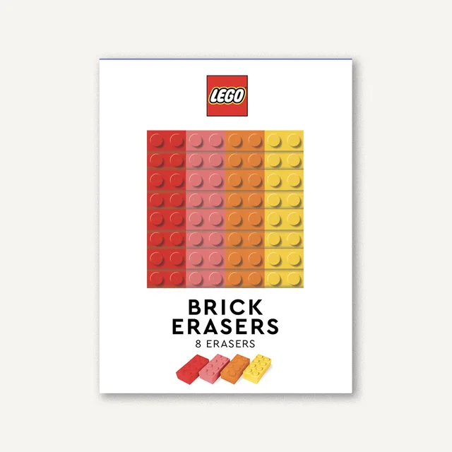 LEGO 9781797235219-1 Brick Erasers (Multicolor)