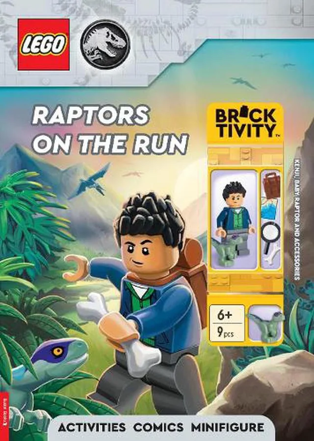 LEGO 9781837250127-1 Jurassic World: Raptors on the Run