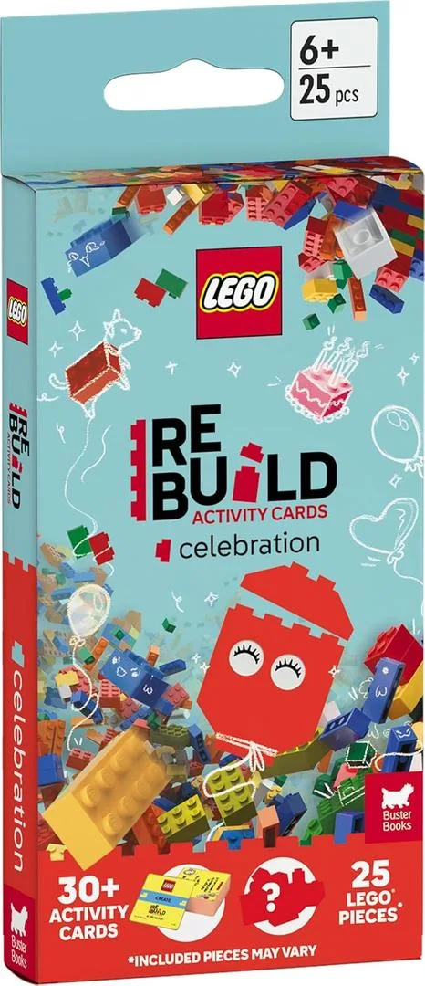 LEGO 9781837250615-1 ReBuild Activity Cards: Celebration