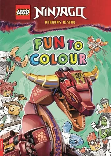 LEGO 9781837250783-1 Ninjago: Dragons Rising: Fun to Colour