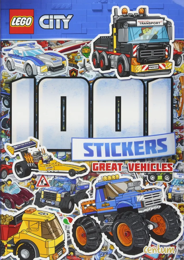 LEGO 9781912564651-1 City: 1001 Stickers: Great Vehicles