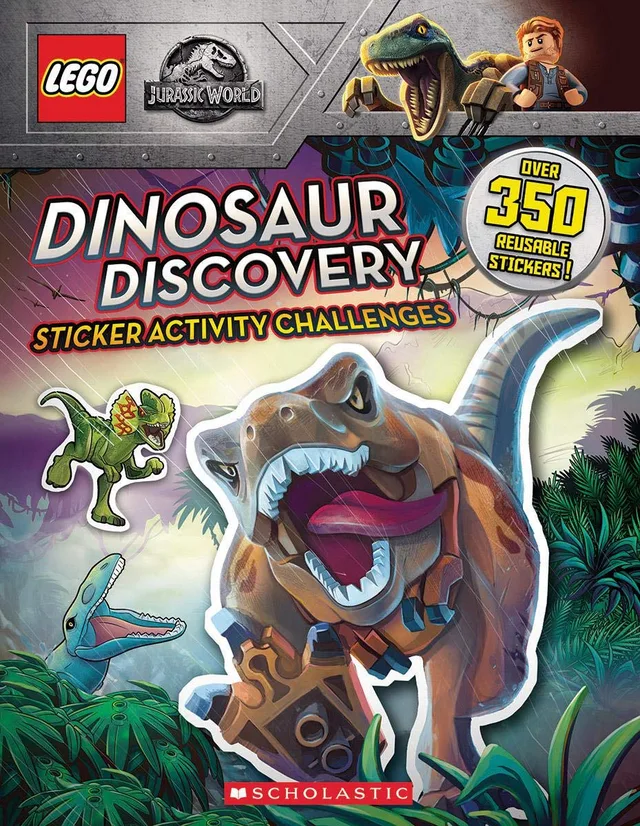 LEGO 9781912707775-1 Jurassic World: Dinosaur Discovery - Sticker Activity Challenges